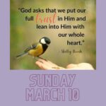 Join us Sunday March 10th for Sunday Worship