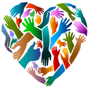 2025 helping hands heart shape